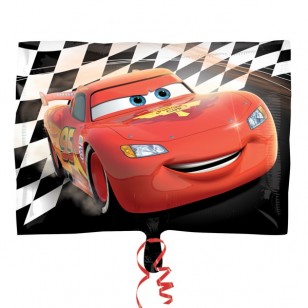 Disney Cars Lightning McQueen Chequered Flag Balloon